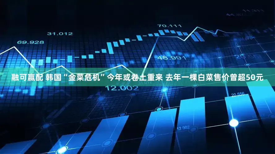 融可赢配 韩国“金菜危机”今年或卷土重来 去年一棵白菜售价曾超50元